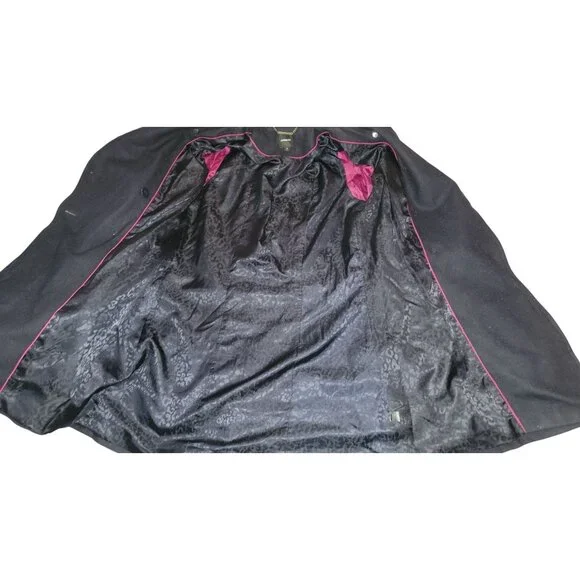 Express Womens Double Breasted Navy Peacoat Jacket Size M - Picture 5 of 7